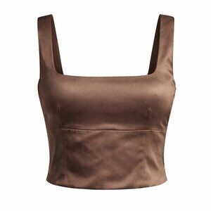 Wilfred Silky Cropped Top